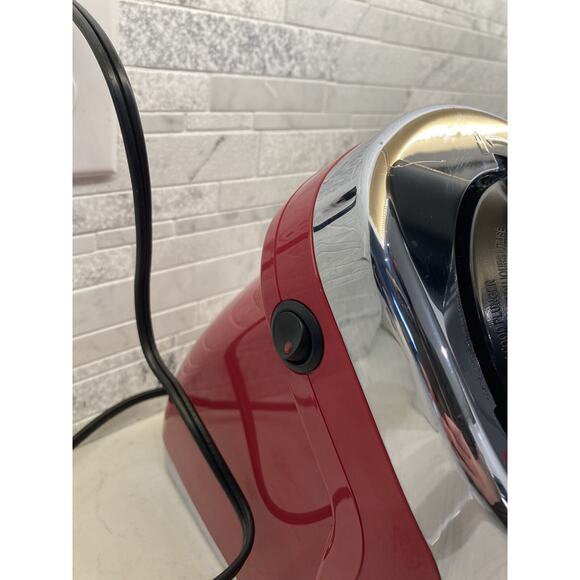 Dole Yonanas RARE Red Ice Cream Frozen Yogurt Maker (MISSING PUSHER) WORKS GREAT - Picture 2 of 7